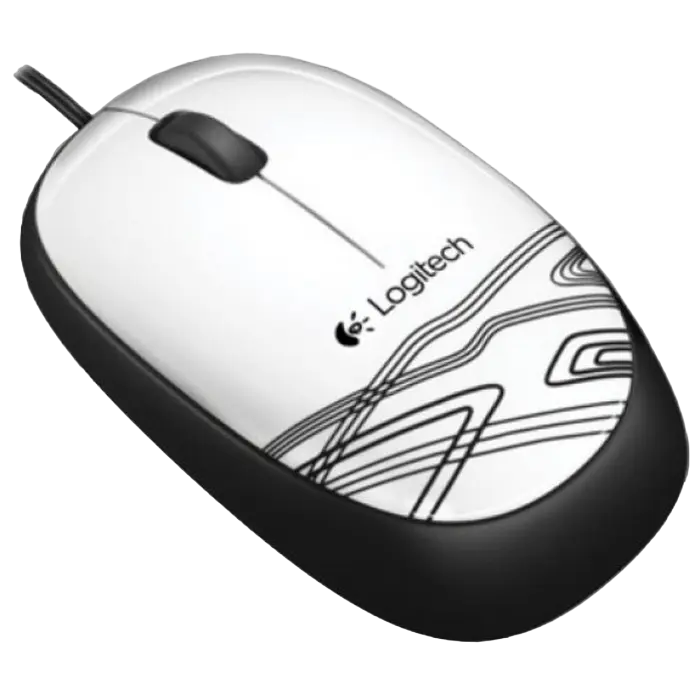 Мышь Logitech M105 Проводное Черный/Белый