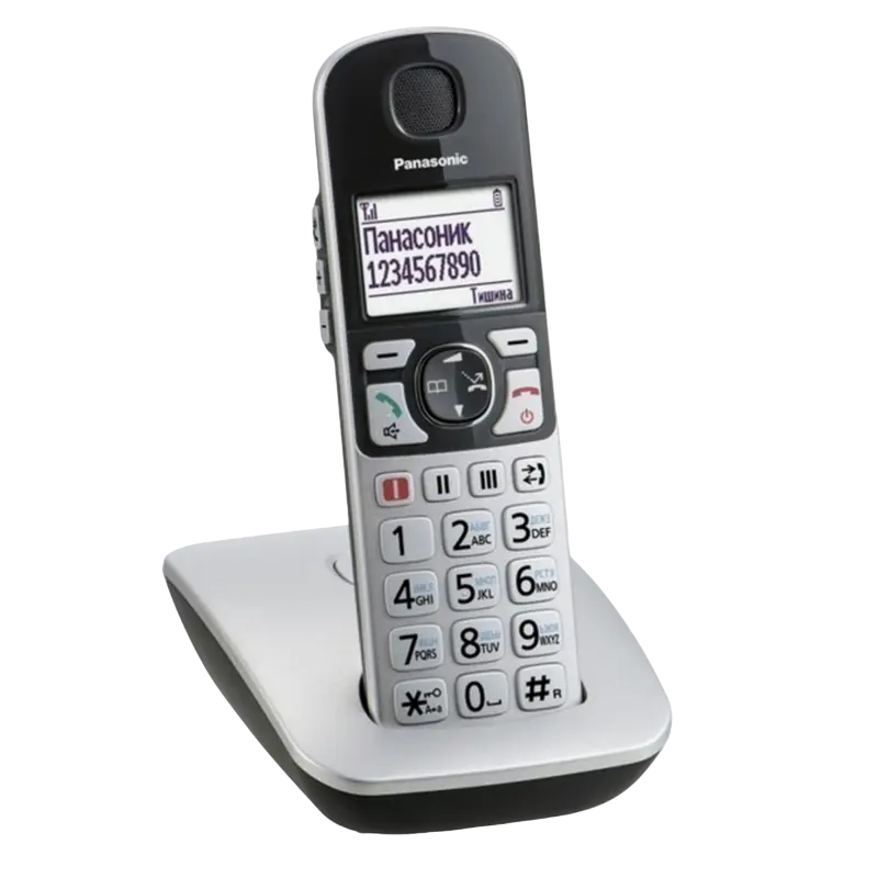 Радиотелефон Panasonic KX-TGE510 Серебристый