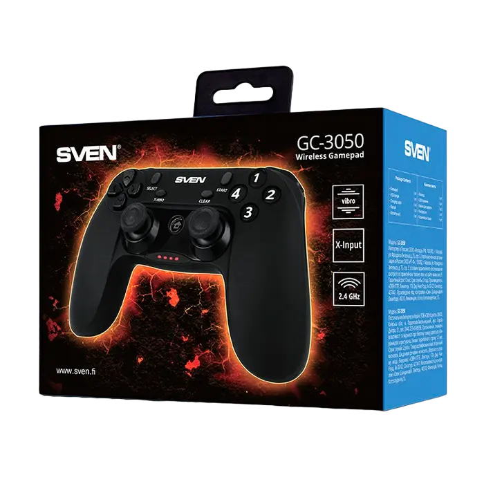Геймпад SVEN GC-3050 Чёрный