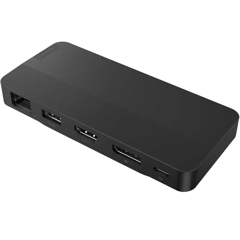 Stație Docking Lenovo Display Travel Dock Negru