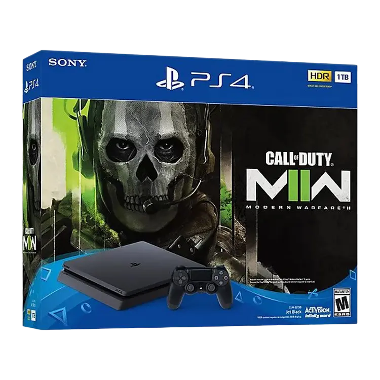 Игровая консоль SONY PlayStation 4 Slim + Call of Duty MWII Чёрный