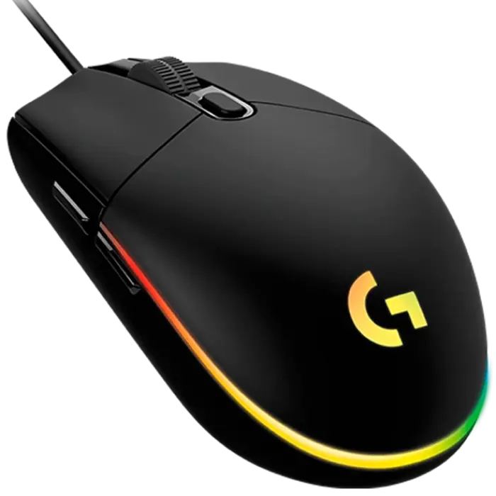 Игровая мышь Logitech G203 Lightsync Проводное Чёрный