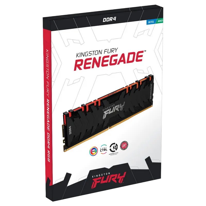 Оперативная память Kingston FURY Renegade RGB FURY Renegade 16 ГБ Чёрный