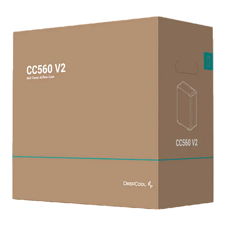 Компьютерный корпус Deepcool CC560 V2 Midi-Tower Черный