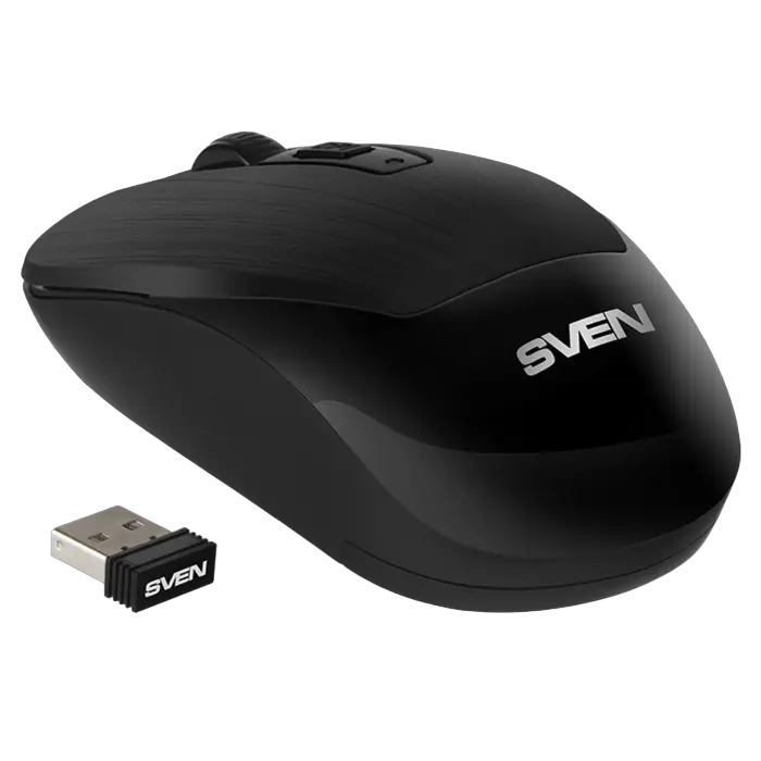 Беcпроводная мышь SVEN RX-380W Беспроводное Чёрный