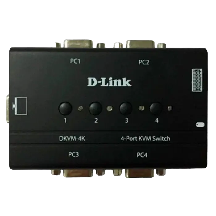 KVM Переключатель D-Link DKVM-4K/B2B Черный