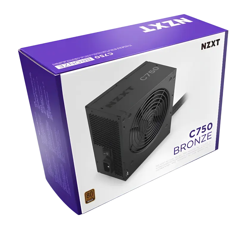 Tip Блок питания для компьютеров NZXT C750 ATX Черный