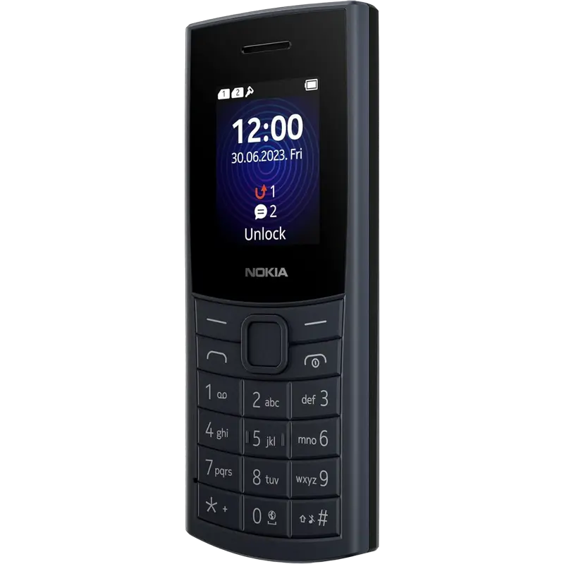 Мобильный телефон Кнопочный Nokia 110 4G (2024) Темно-синий