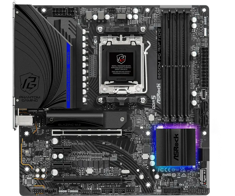 Placă de bază ASRock B650M PG RIPTIDE AM5 Micro-ATX