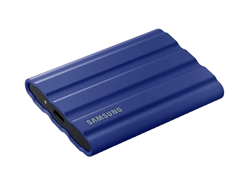 Внешний портативный SSD накопитель Samsung T7 Shield 2 ТБ Синий