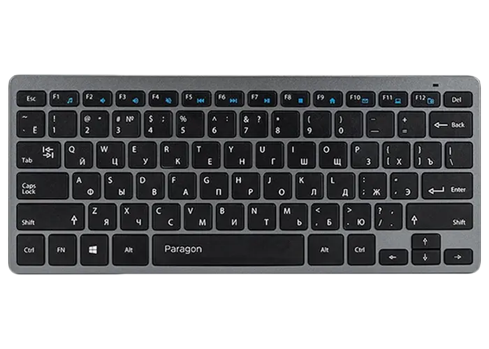 Клавиатура и мышь QUMO Paragon Мембрана Серебристый