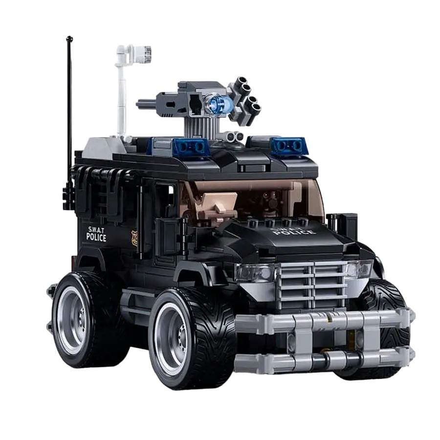 Конструктор с радиоуправлением Sluban Power Bricks - Tiger Assault Vehicle Черный