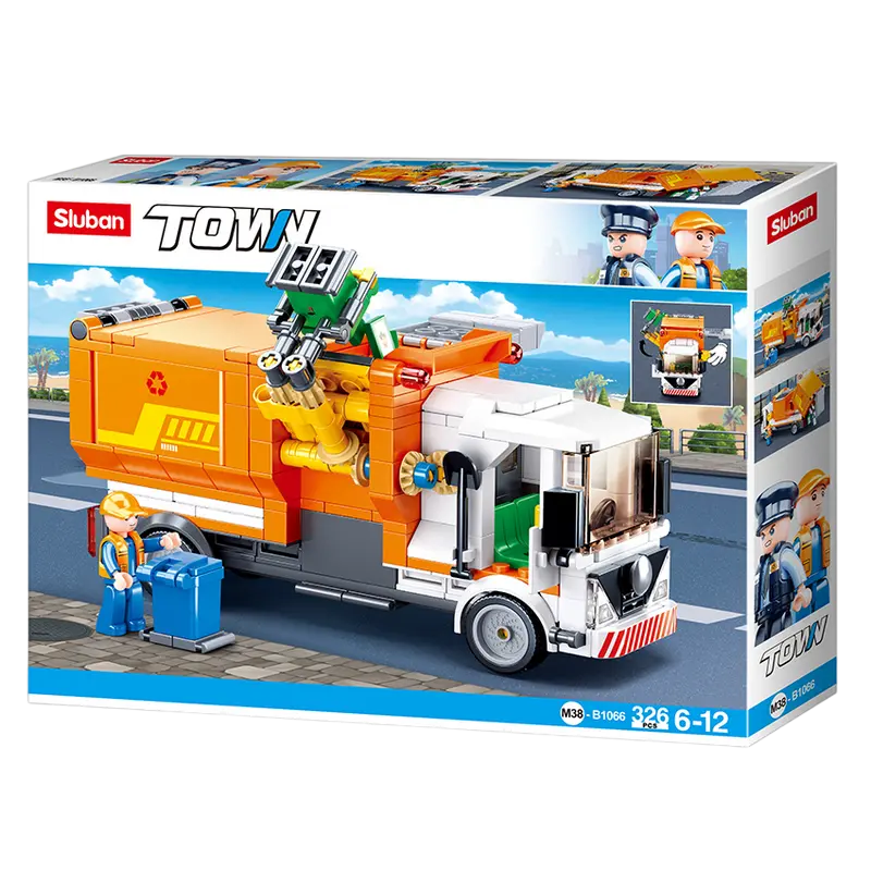 Конструктор Sluban Town - Garbage Truck Разноцветный