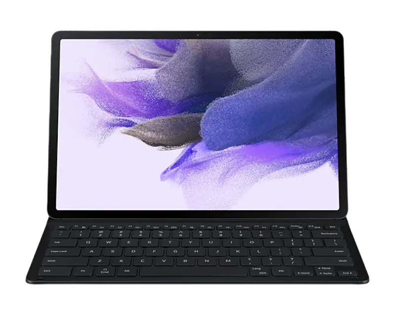 Чехол для планшета Samsung Galaxy Tab S7+ Book Cover Keyboard Slim 12.4" Чёрный