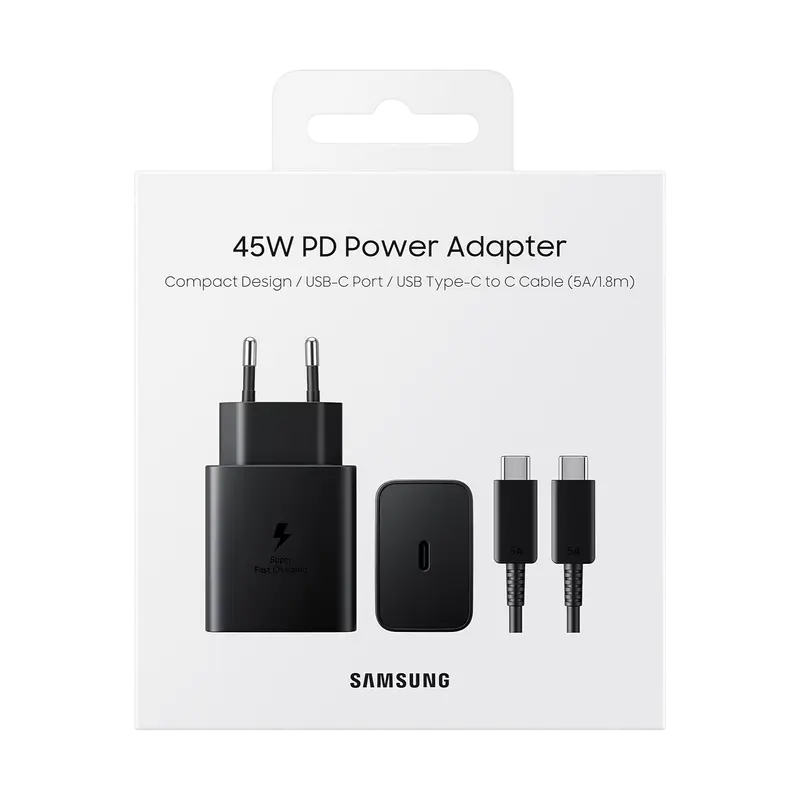 Încărcător Samsung Fast Travel EP-T4511 with cable Negru