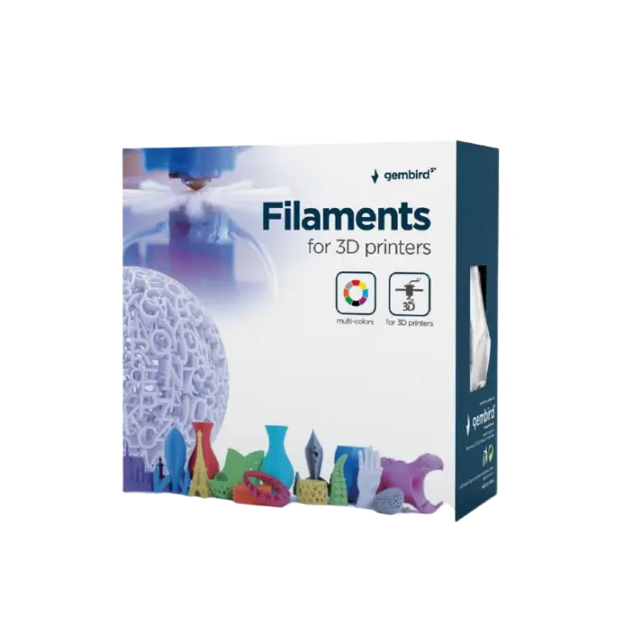 Нить для 3D-принтера Gembird 3DP-ABS3-01-S Серебро