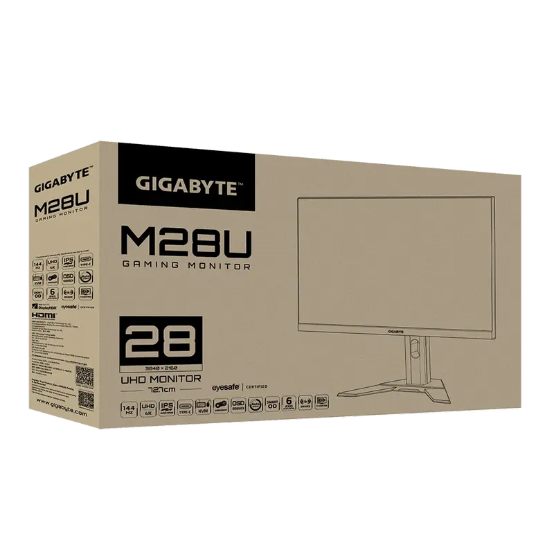 Игровой монитор Gigabyte M28U Чёрный