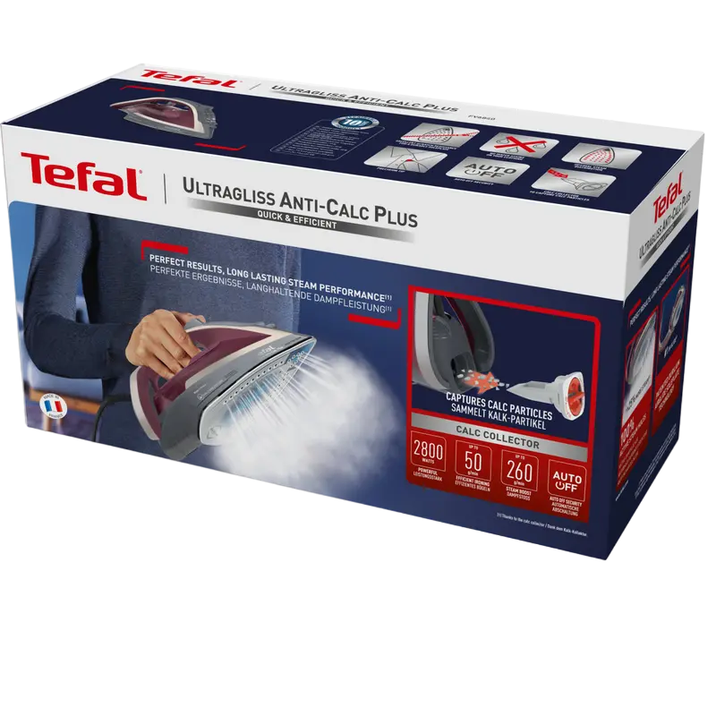 Утюг Tefal Ultragliss Plus Бордовый