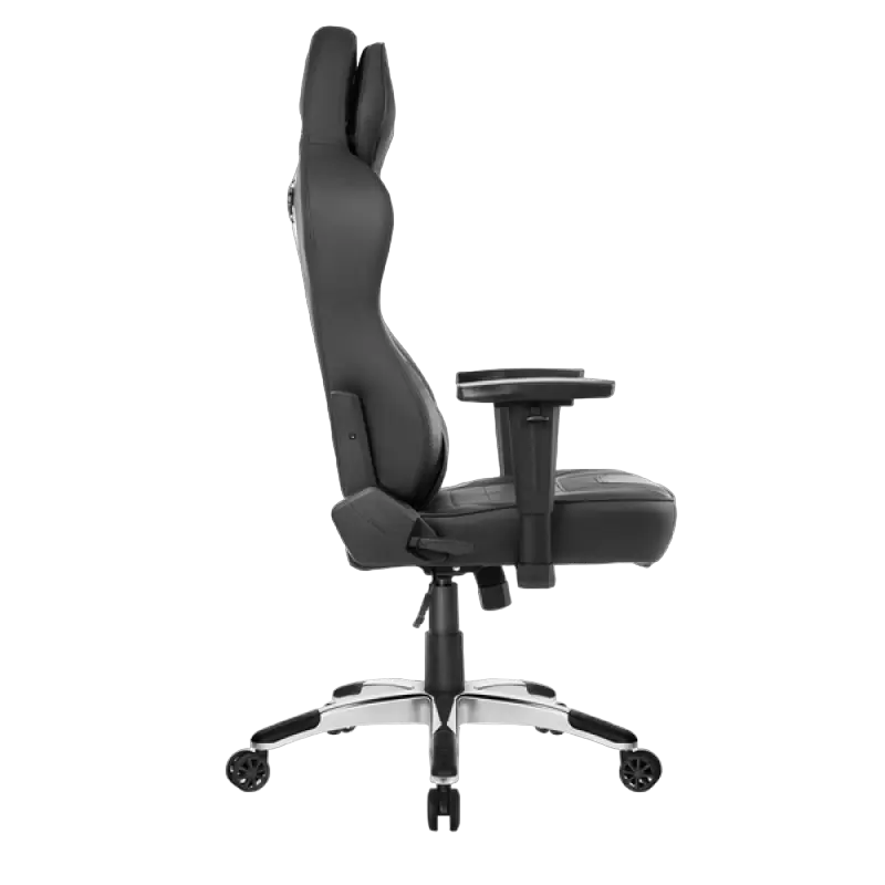 Scaun de birou AKRacing OFFICE Obsidian PU Piele Negru
