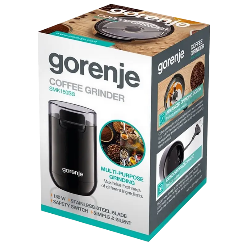 Кофемолка Gorenje SMK150SB Черный