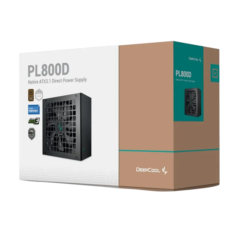 Tip Блок питания для компьютеров Deepcool PL800D ATX Черный