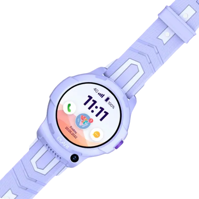Детские часы Elari KidPhone 4G Wink Фиолетовый