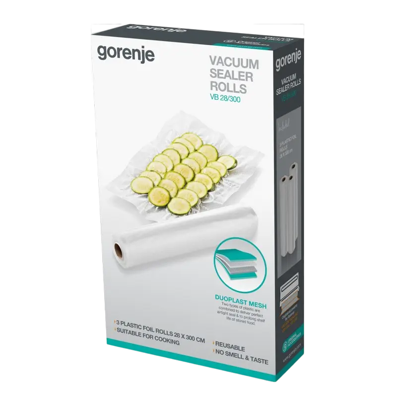 Вакуумная плёнка в рулонах Gorenje VB 28/300 Прозрачный