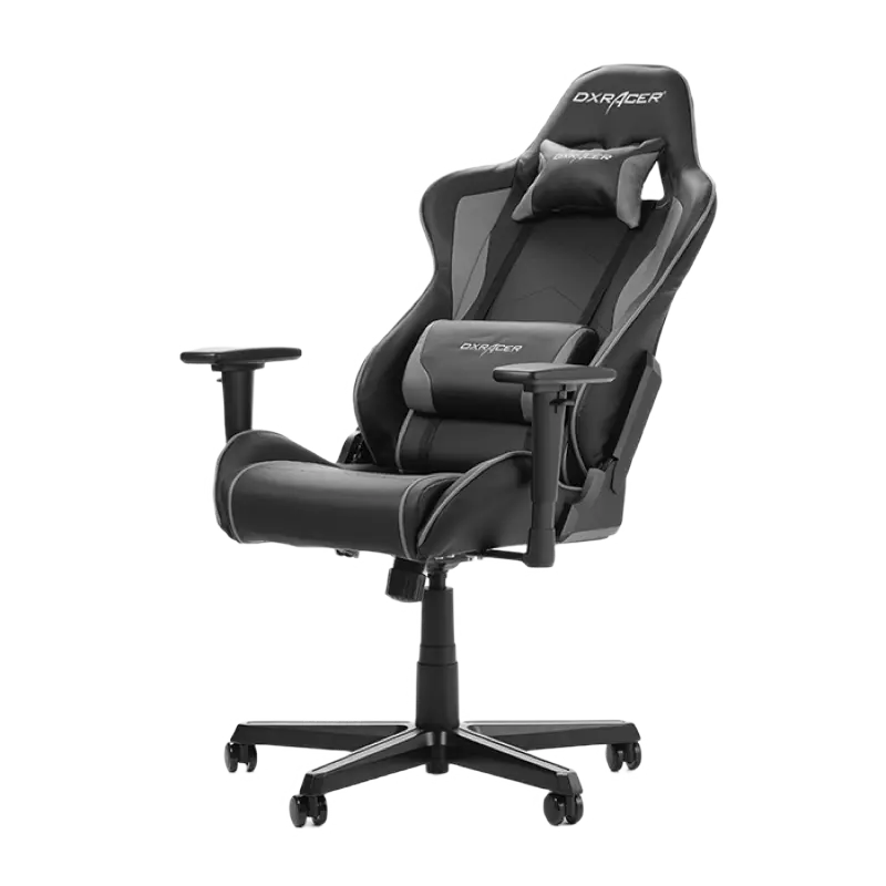 Scaun Gaming DXRacer Formula GC-F08-NG PU Piele Negru/Gri