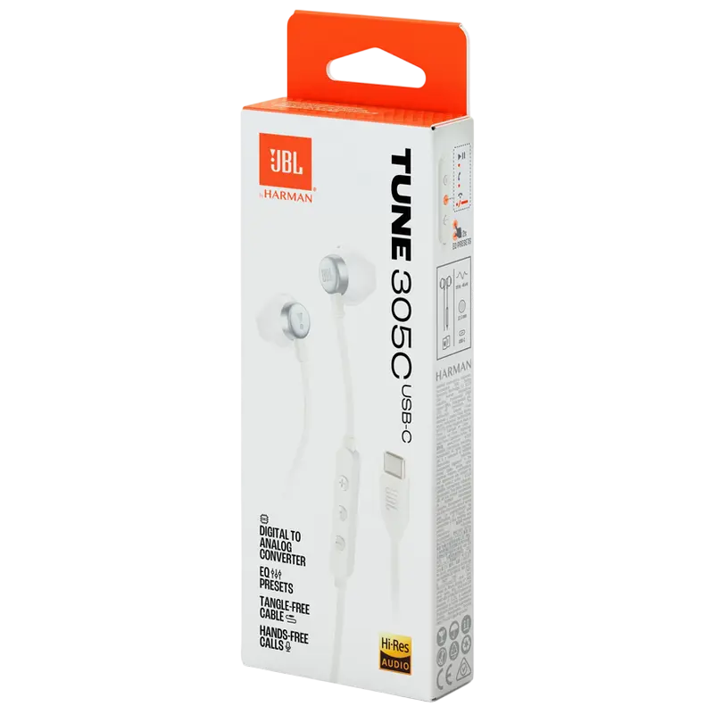 Наушники JBL Tune 305C Белый