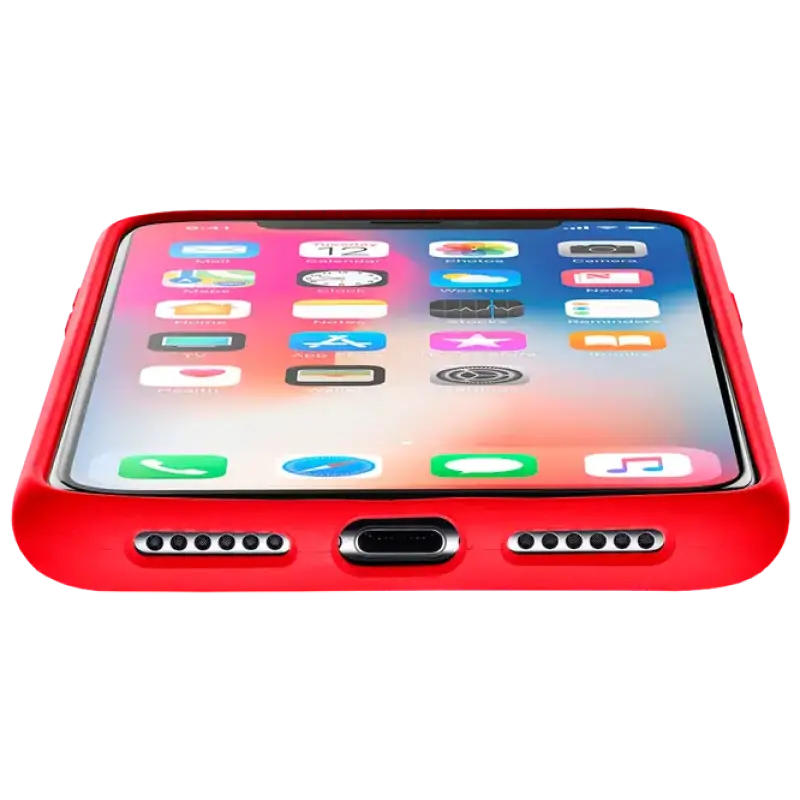 Husă Cellularline Apple iPhone XS/X Sensation Sensation Roșu