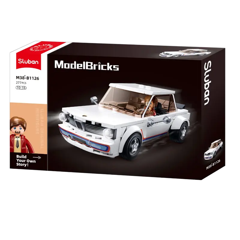 Constructor Sluban Model Bricks - 2002 Classic Car Alb