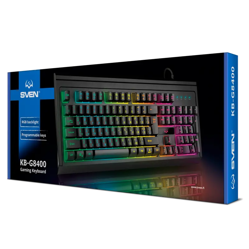 Клавиатура SVEN KB-G8400 Мембрана Черный