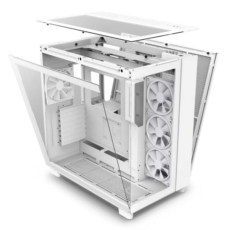 Carcasă PC NZXT H9 Elite Midi-Tower Alb