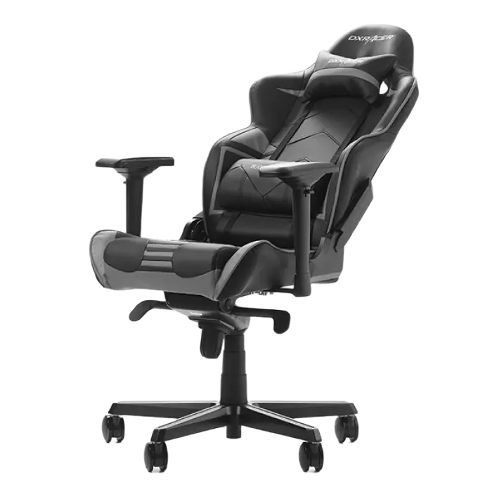 Scaun Gaming DXRacer Racing GC-R131-NG PU Piele Negru/Gri