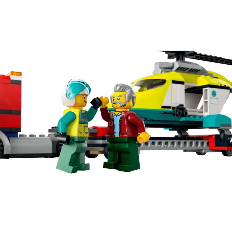 Конструктор LEGO Rescue Helicopter Transport Разноцветный