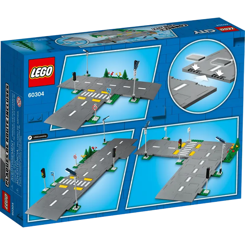 Constructor LEGO Road Plates Gri