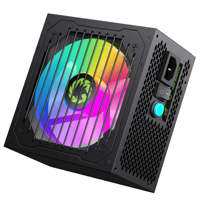 Tip Блок питания для компьютеров Gamemax VP-800-RGB-M ATX Черный
