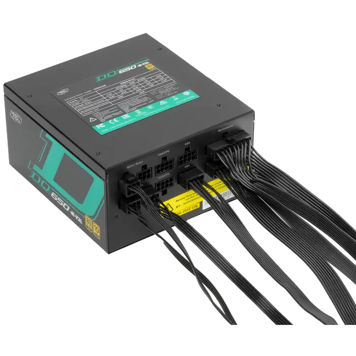 Tip Блок питания для компьютеров Deepcool DQ650-M-V2L ATX Черный