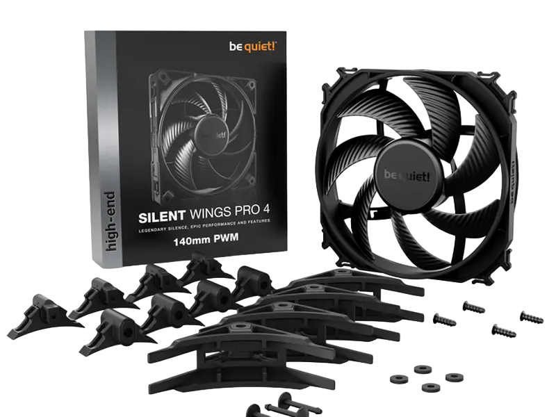 Вентилятор для ПК be quiet! Silent Wings 4 PWM High-speed 140 мм Черный