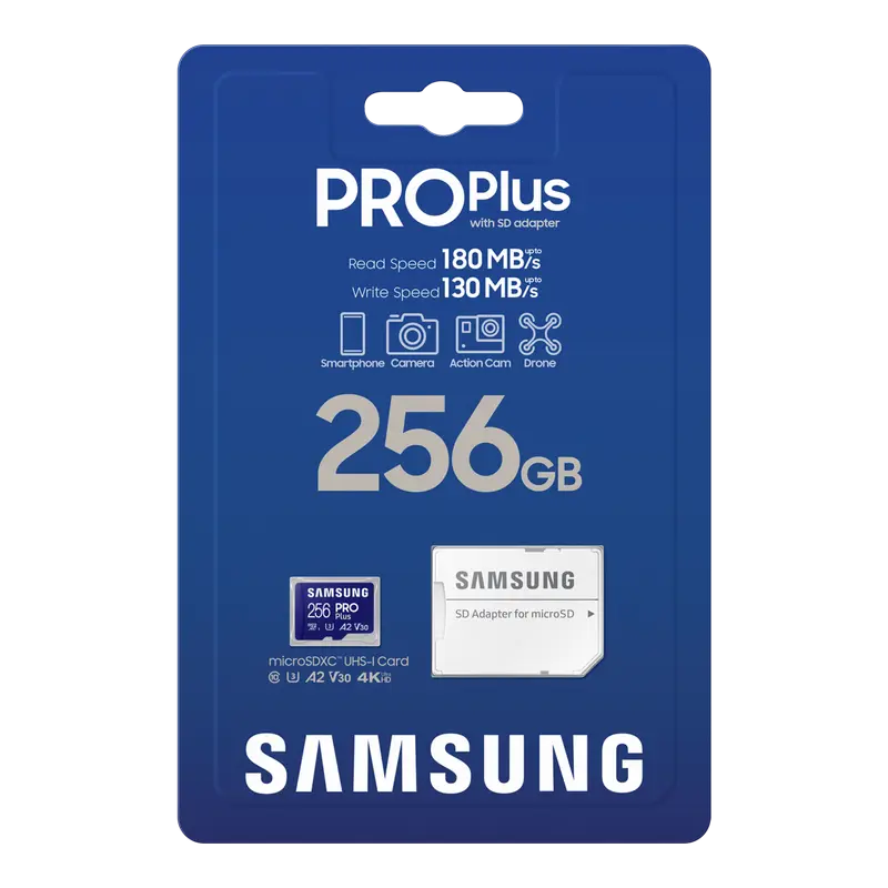 Card de Memorie Samsung EVO Plus MicroSD 256GB