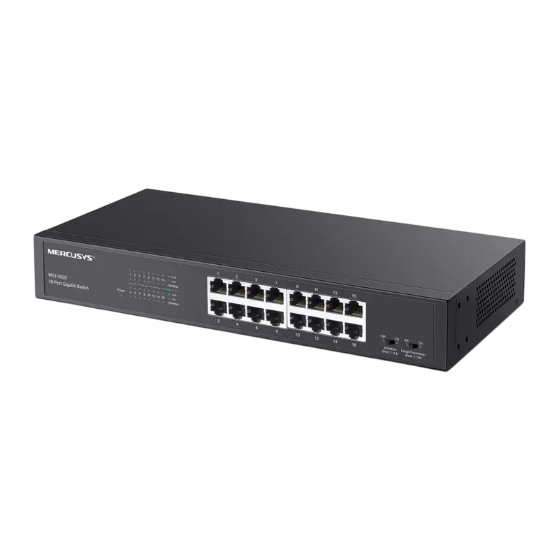 Сетевой коммутатор MERCUSYS MS116GS Черный