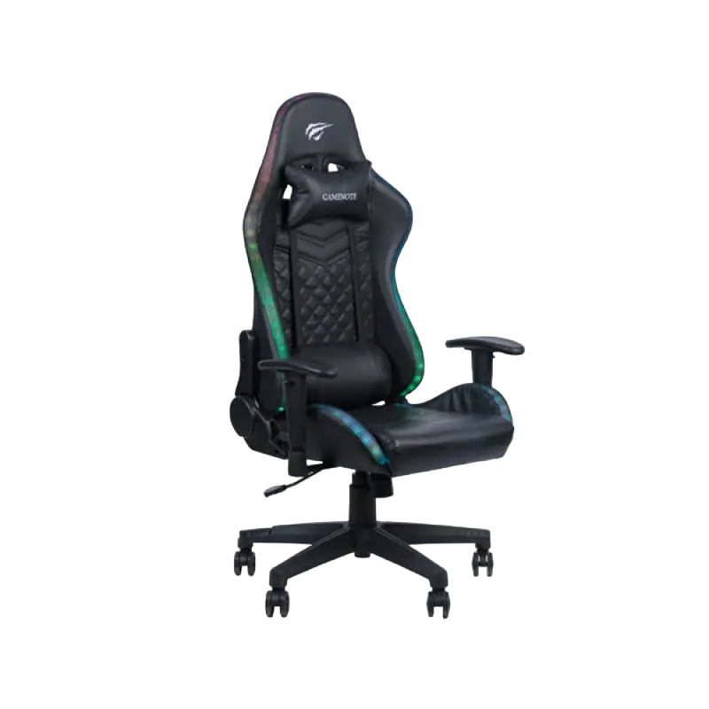 Игровое кресло Havit GC927 ПВХ Кожа Чёрный