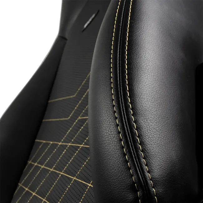 Scaun Gaming Noblechairs Icon PU Piele Negru/Auriu