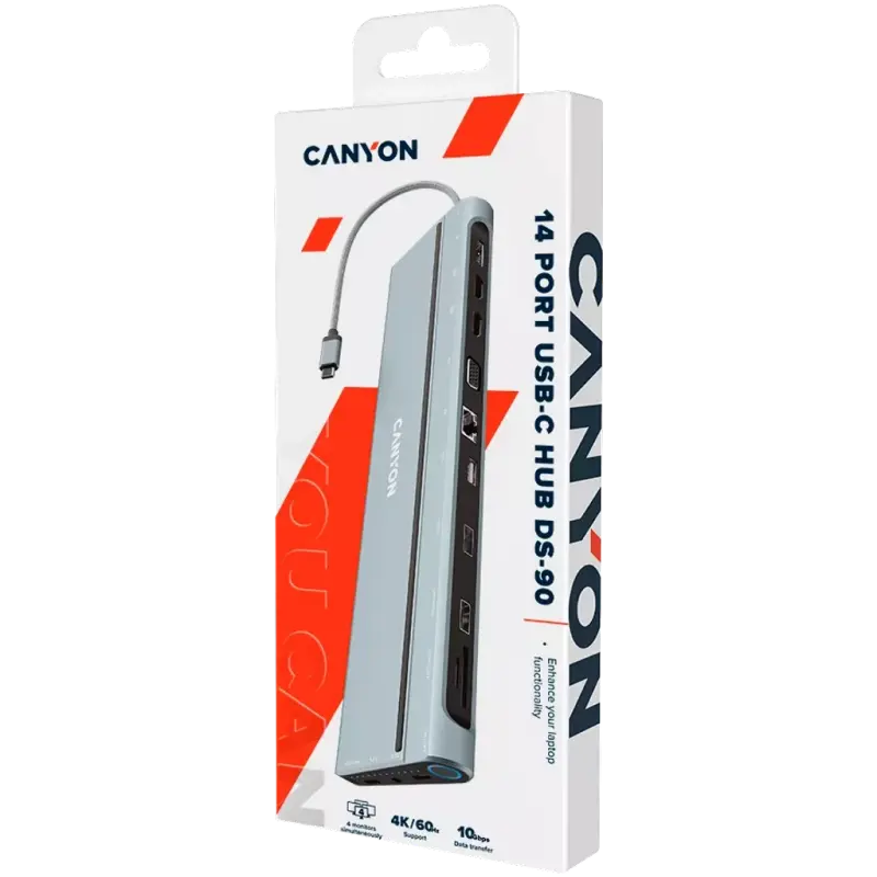 Adaptor Hub Canyon DS-90 Gri