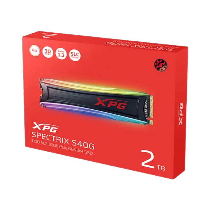Unitate SSD ADATA XPG GAMMIX S40G RGB XPG GAMMIX S40G RGB 2000GB