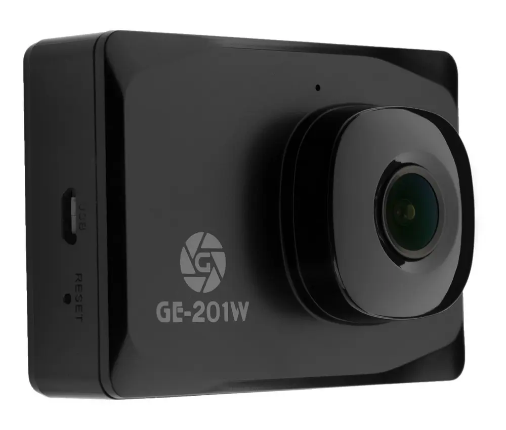 Автомобильный видеорегистратор Globex GE-201w Черный