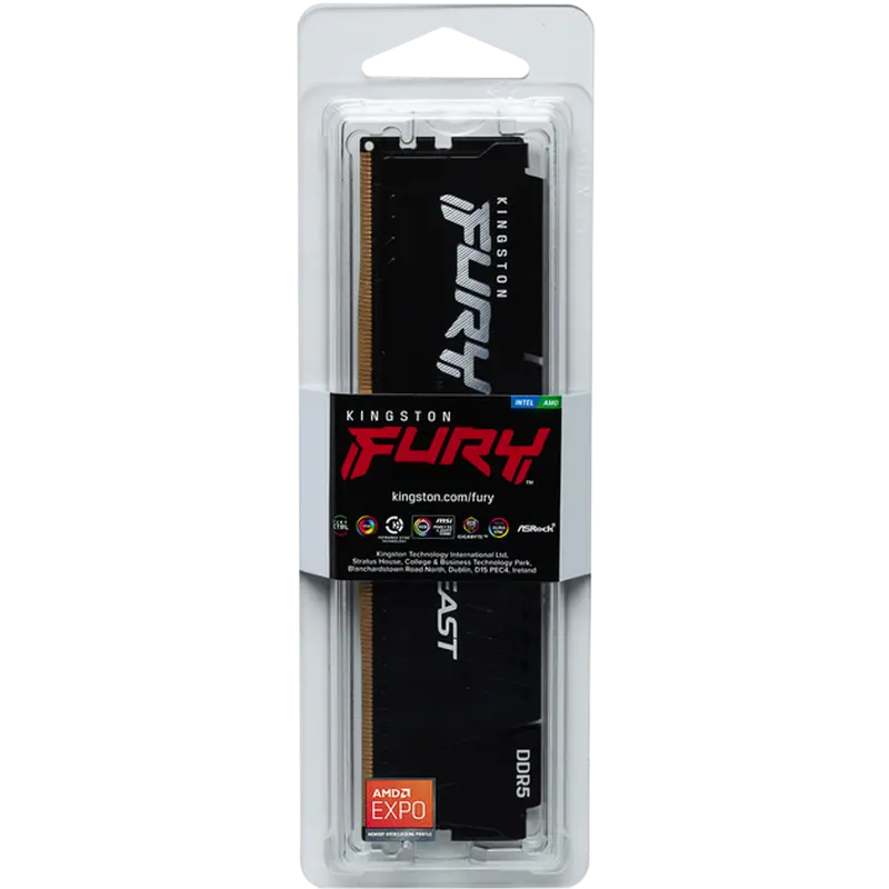 Оперативная память Kingston FURY Beast FURY Beast 8 ГБ Чёрный