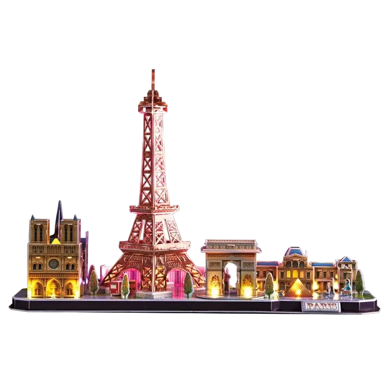 Пазл 3D CubicFun Paris Разноцветный