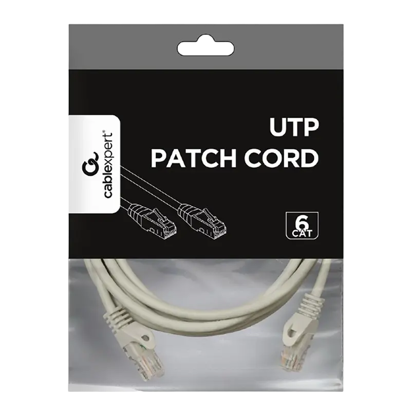 Патч-корд Cablexpert PP6U-3M Серый
