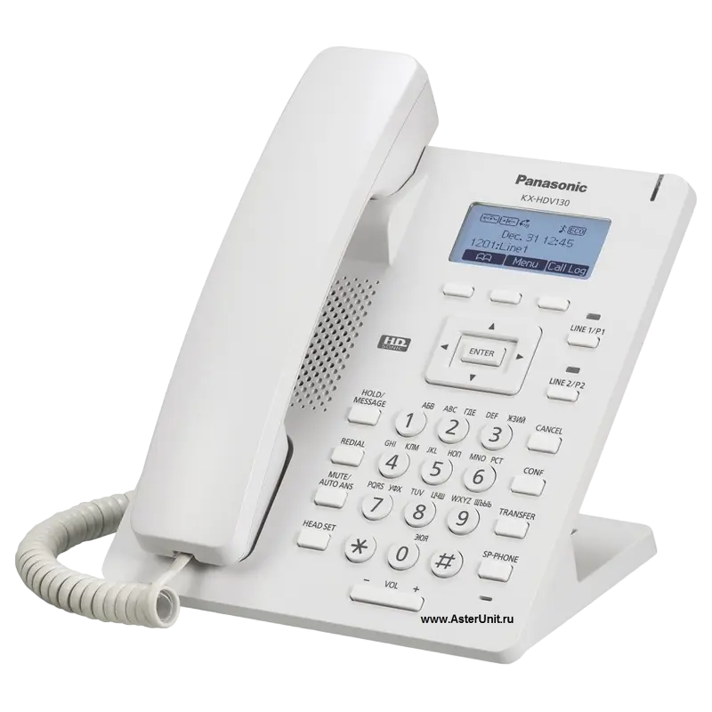 IP Телефон Panasonic KX-HDV130 Белый